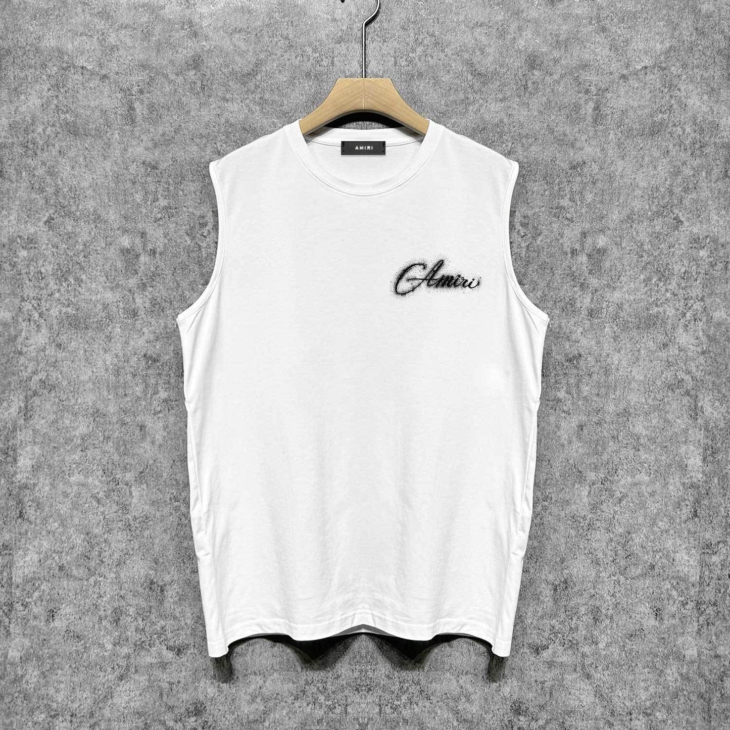 Amiri tank top gypsophila printing
