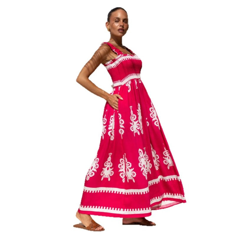 Women's dress: hot-selling beach dress for women on amazon us & aliexpress - vacation style printed bandeau dress