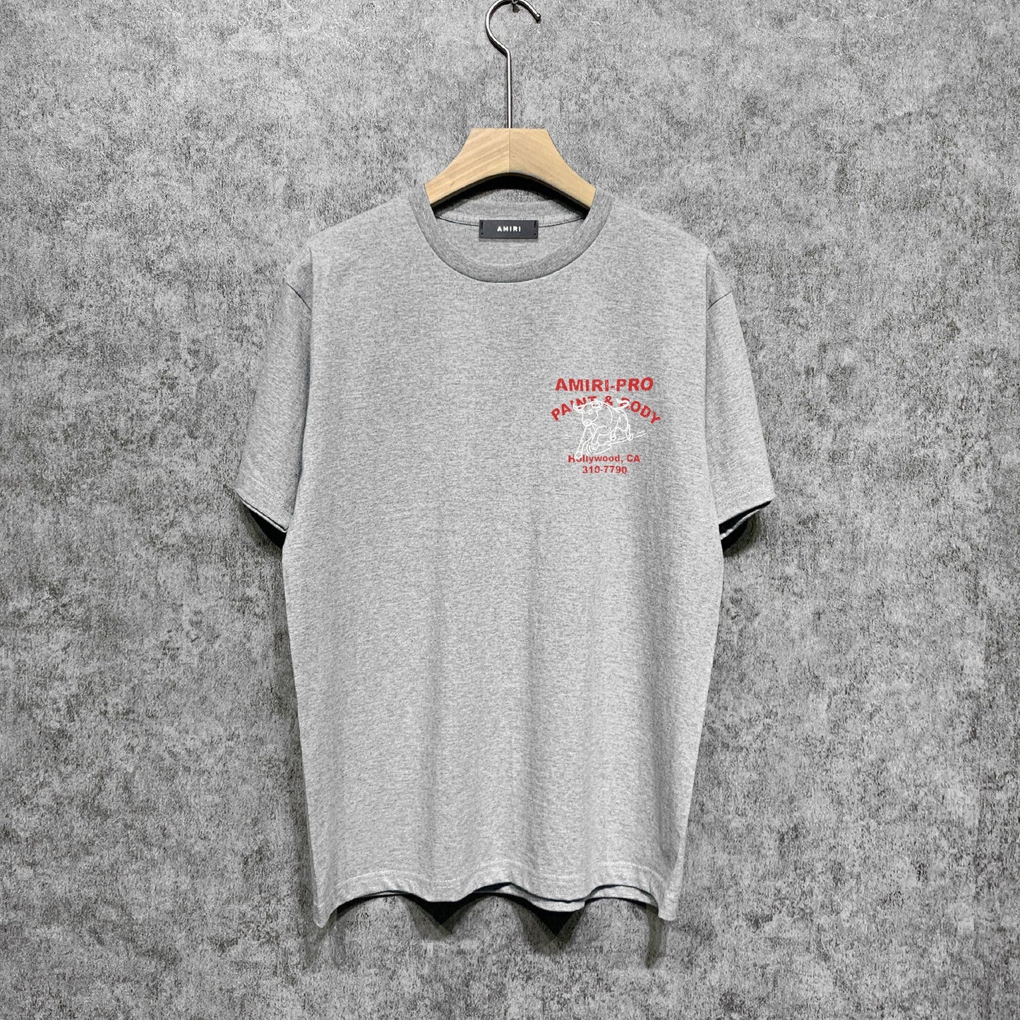 Amiri t shirts bull printing short sleeve