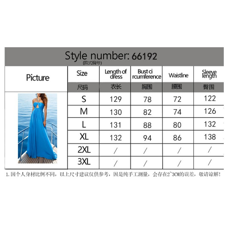 Women's summer dress - european and american style, solid color bandeau, pleated sleeveless camisole, halter neck dress for women (cross-border e-commerce)
