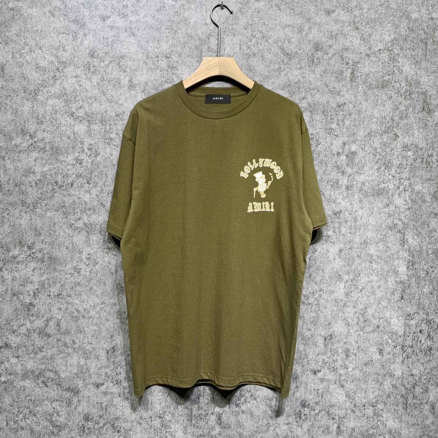 Amiri t shirts dice man printing short sleeves