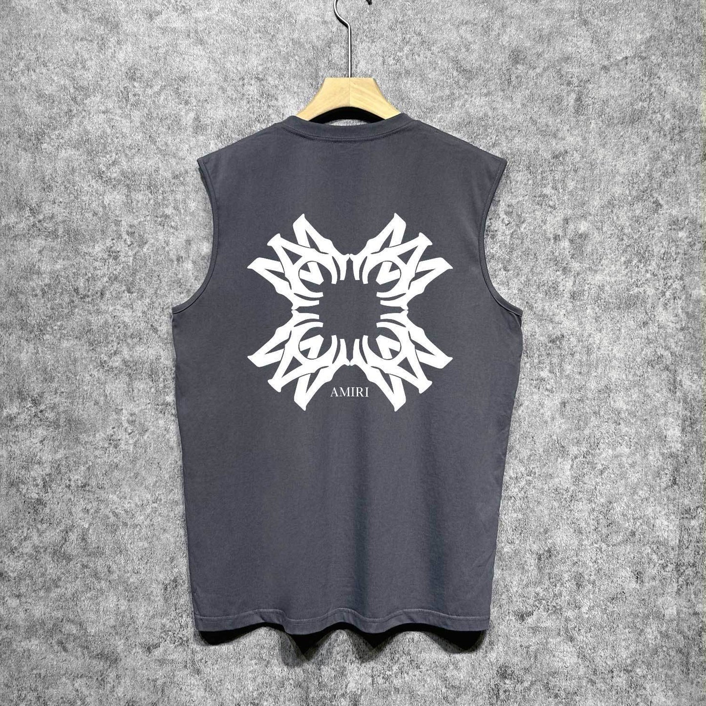 Amiri tank top with simple letter print