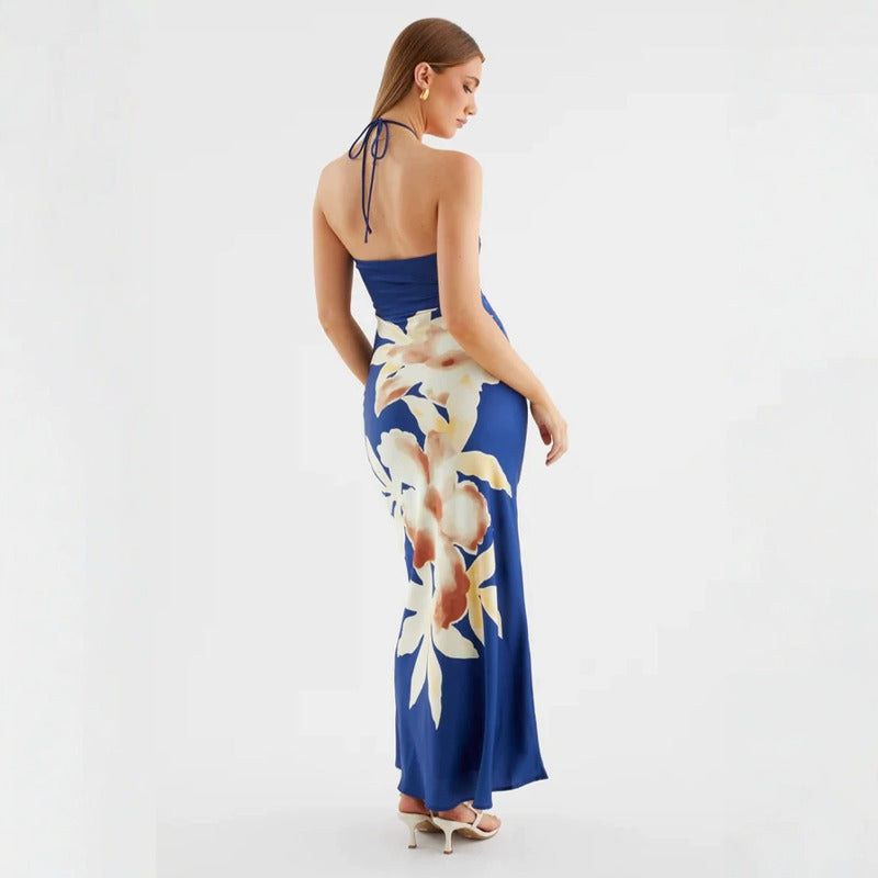 Women's dress - spring/summer cross-border hot seller: amazon & instagram-style, slim-fit printed cami dress for us & european export