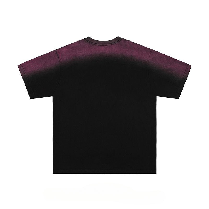 Mens T Shirts Do Old Gradual Change Color Short Sleeves
