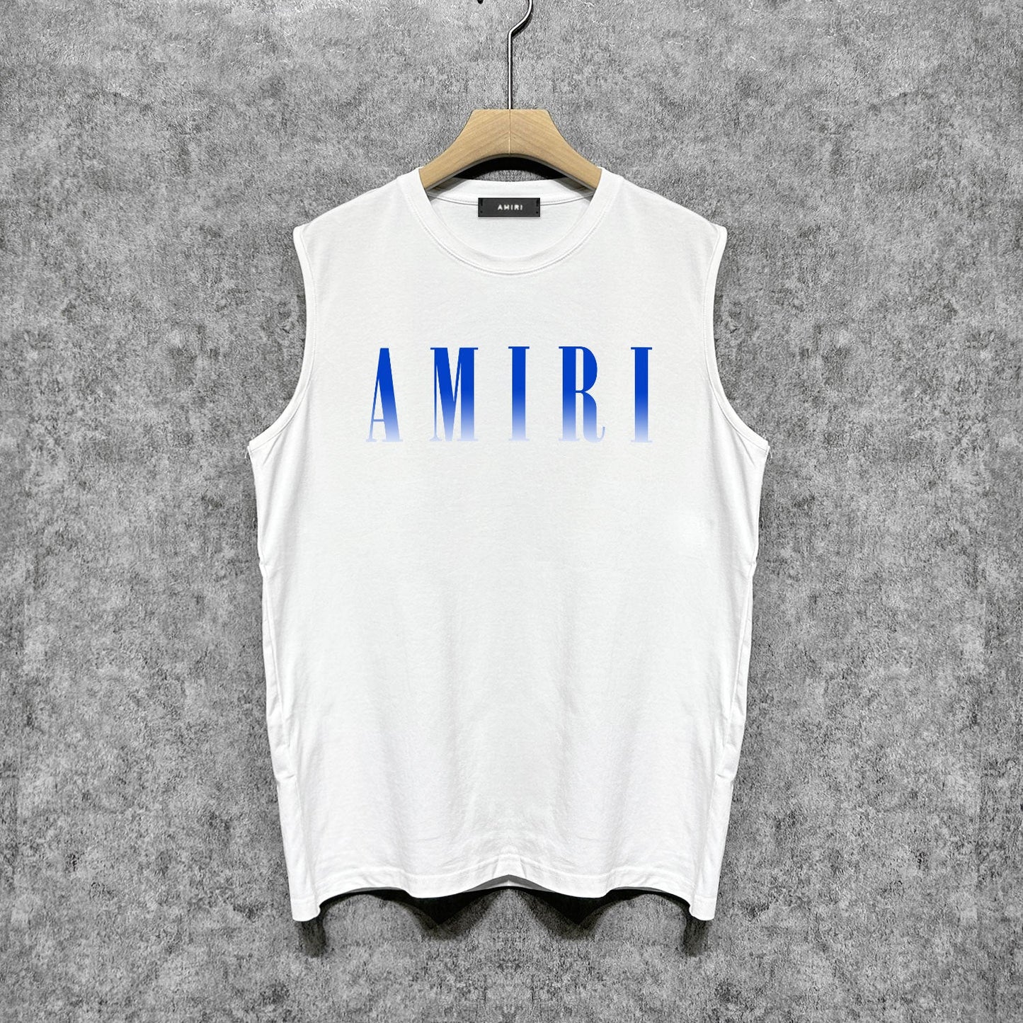 Amiri tank top gradient simple letter printing