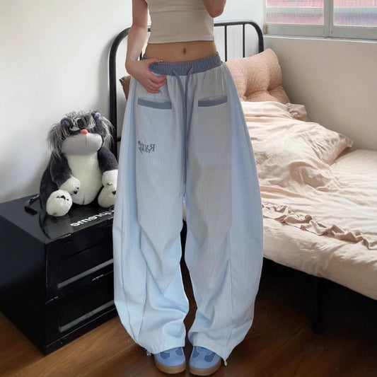 Women casual pants summer loose wide leg pants