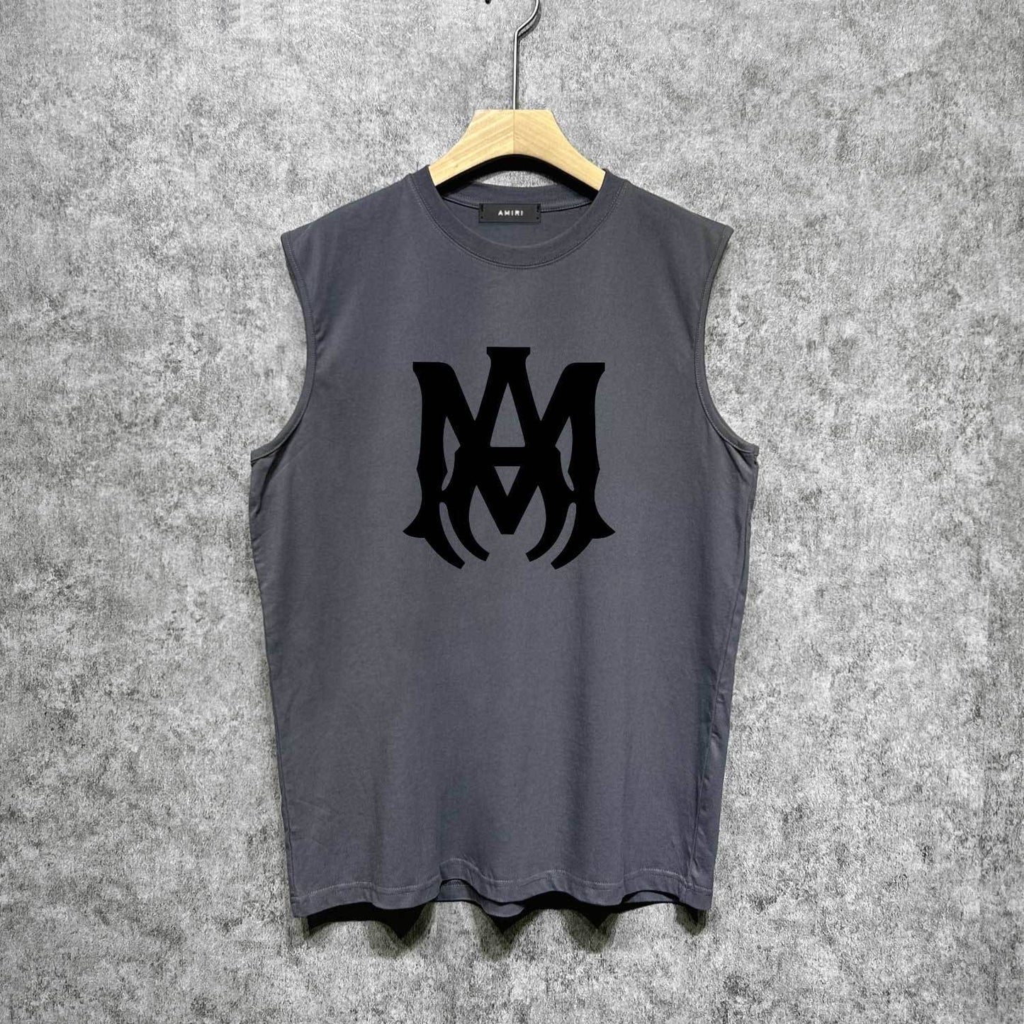 Amiri tank top large simple logo printing
