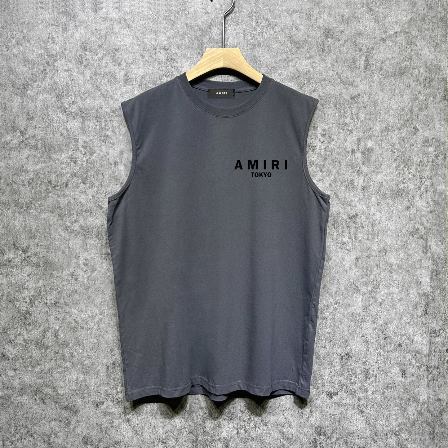 Amiri tank top tokyo bones print
