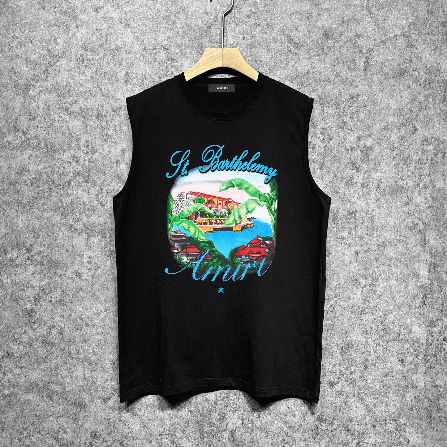 Amiri tank top villa printing