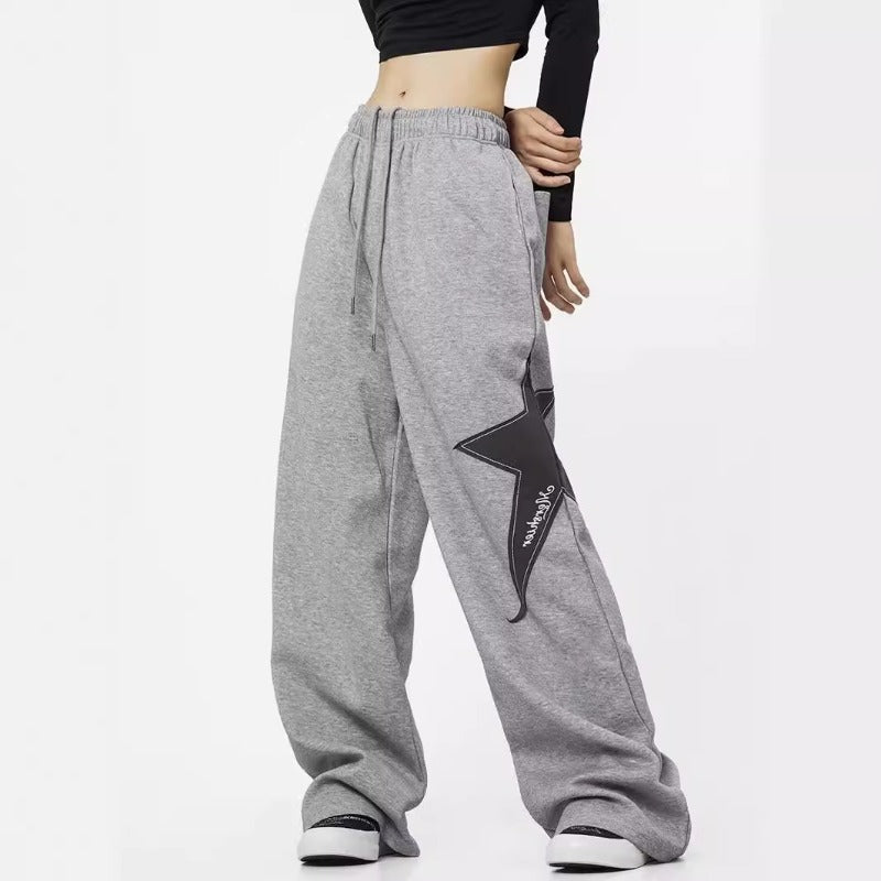 Women casual pants women loose spring summer wide-leg sweatpants