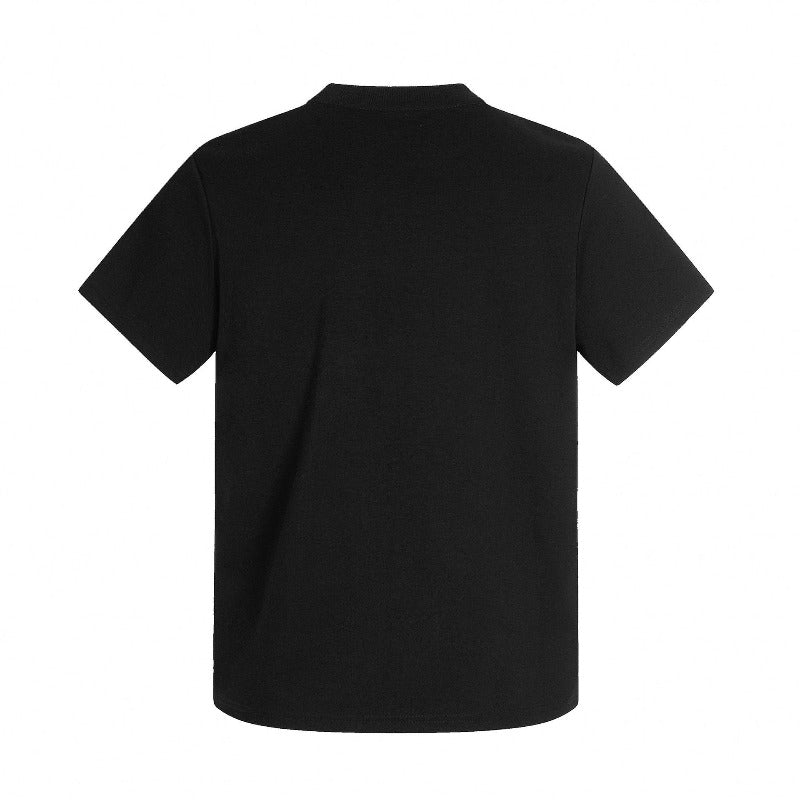 Men t shirts fpure colorneutral deconstructed patchwork design classy men's fitted boxy version space cotton short-sleeved t-shirt