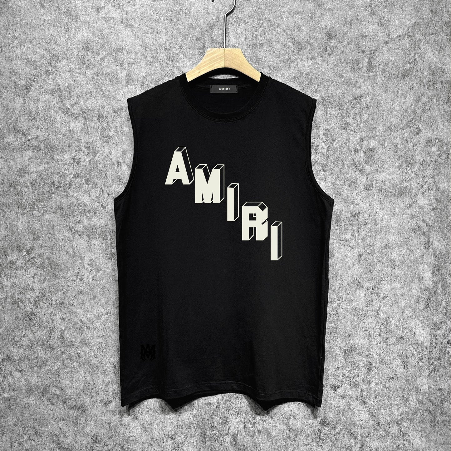 Amiri tank top stereoletter digital printing