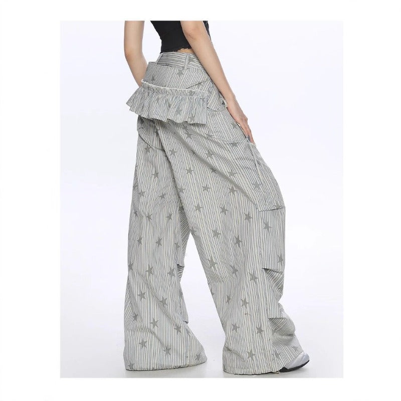 Women casual pants y2kretro women's scimitar pants