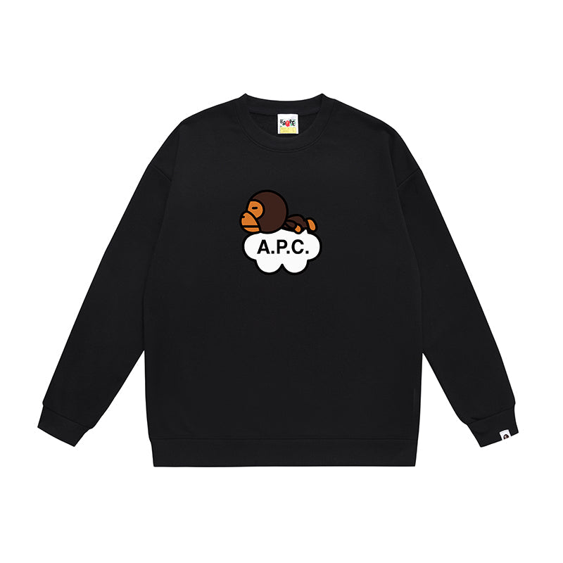 Bathing ape Crew neck sweatshirt