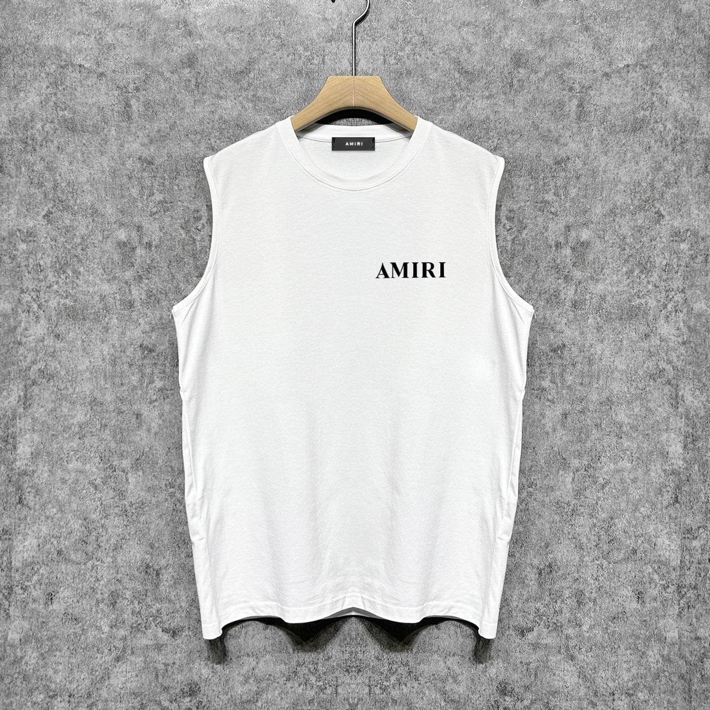 Amiri tank top new thick letterprinting