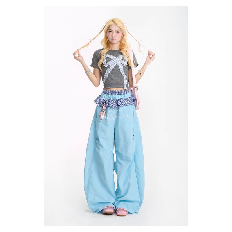 Women casual pants casual pants summer loose scimitar pants hip hop pants