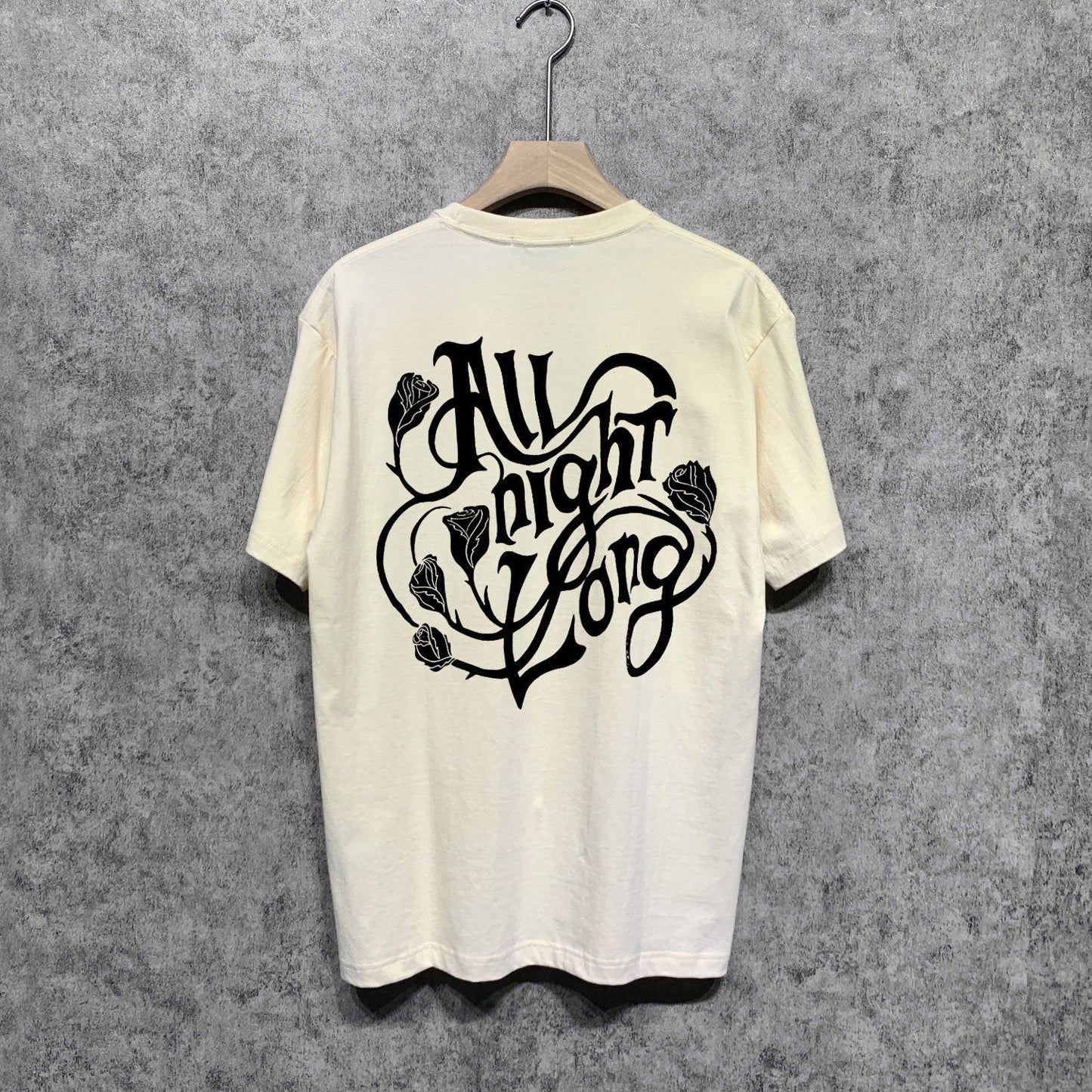 Amiri t shirts morning glory printing short sleeve