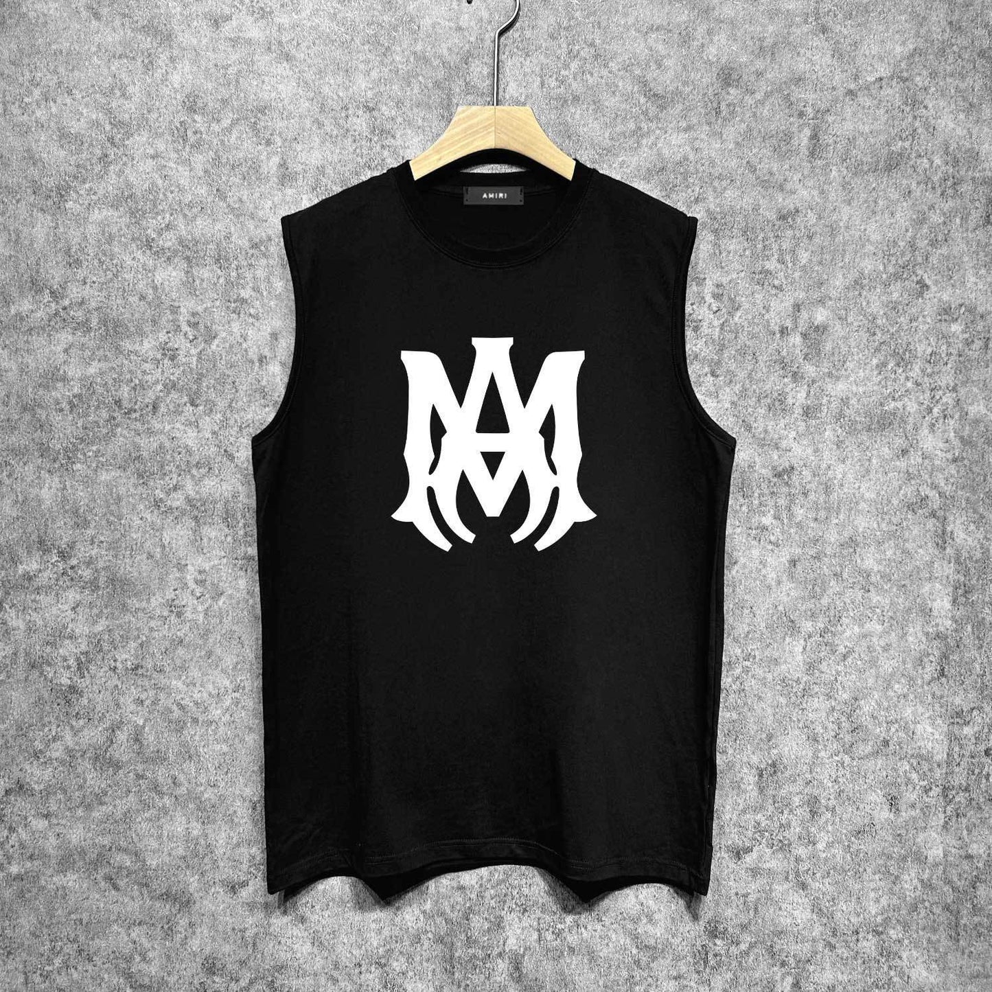 Amiri tank top large simple logo printing