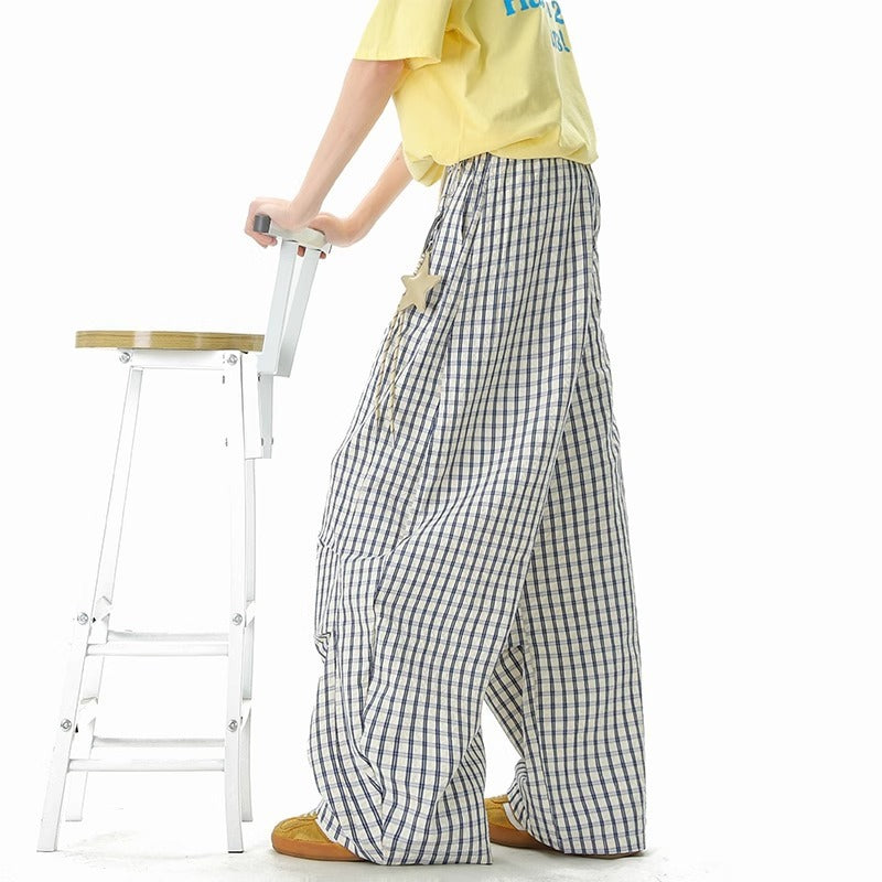 Women casual pant summer star pendant loose