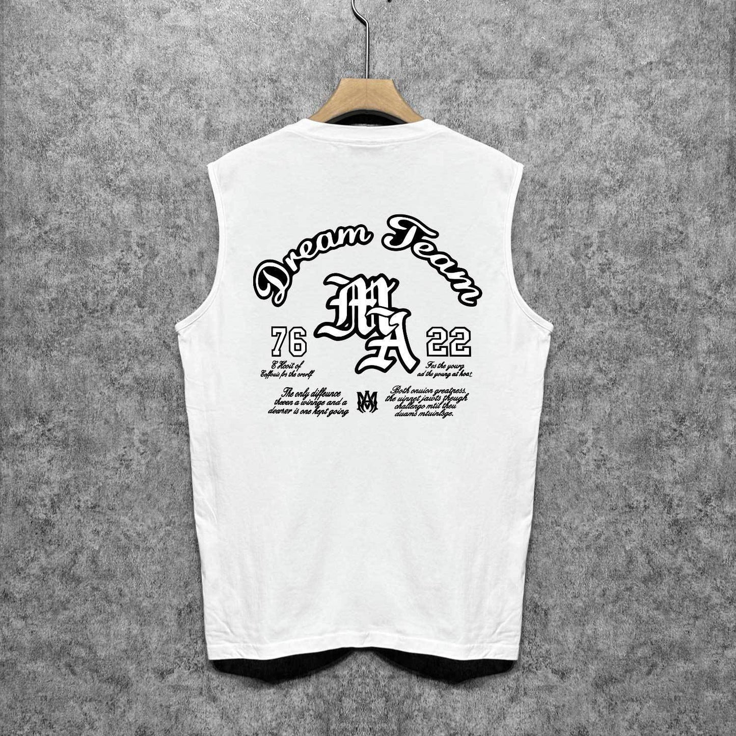 Amiri tank top letterprinting