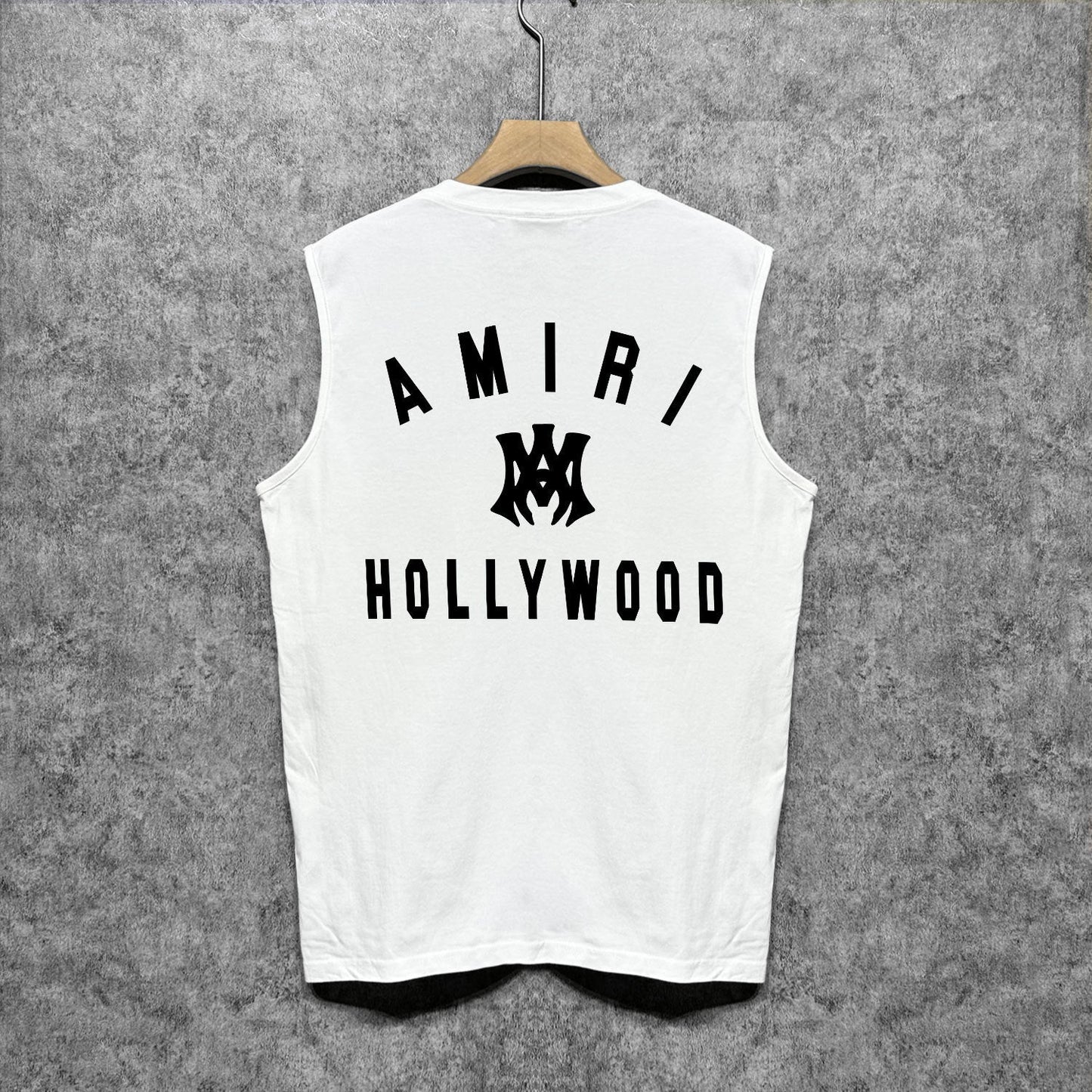 Amiri tank top hollywood spider printing