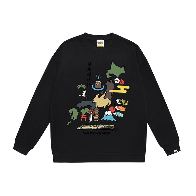 Bathing ape Crew neck sweatshirt