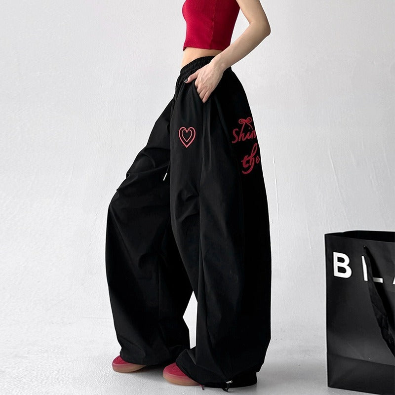 Women casual pants wide leg pants summer hip hop casual pants