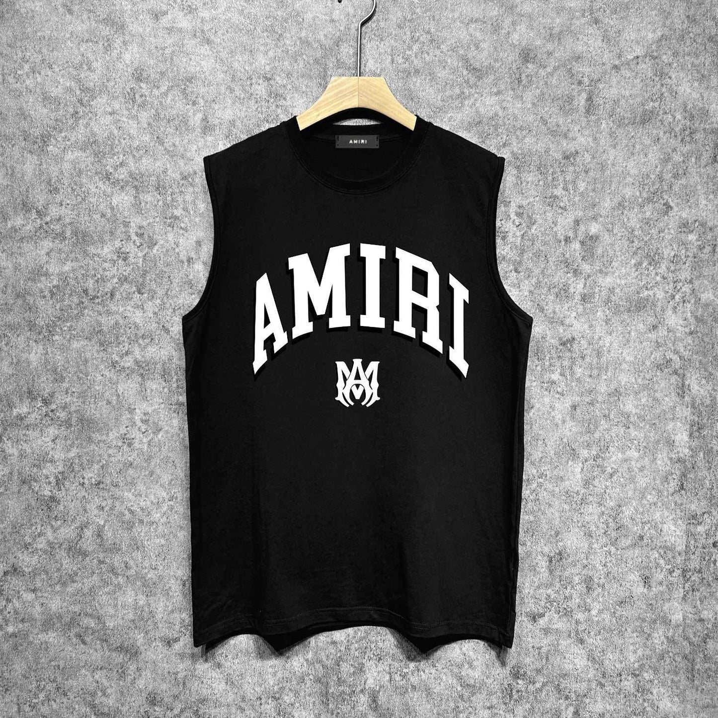 Amiri tank top spider projection printing