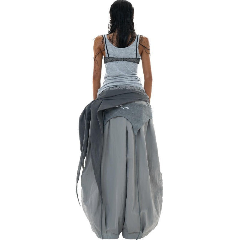 Women casual pant wide-leg scimitar pants summer hip-hop sports casual pants