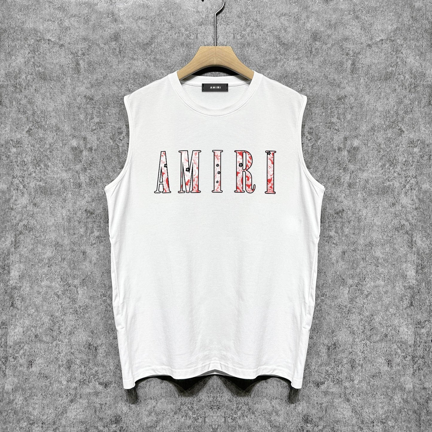 Amiri tank top colorful waist flower printing