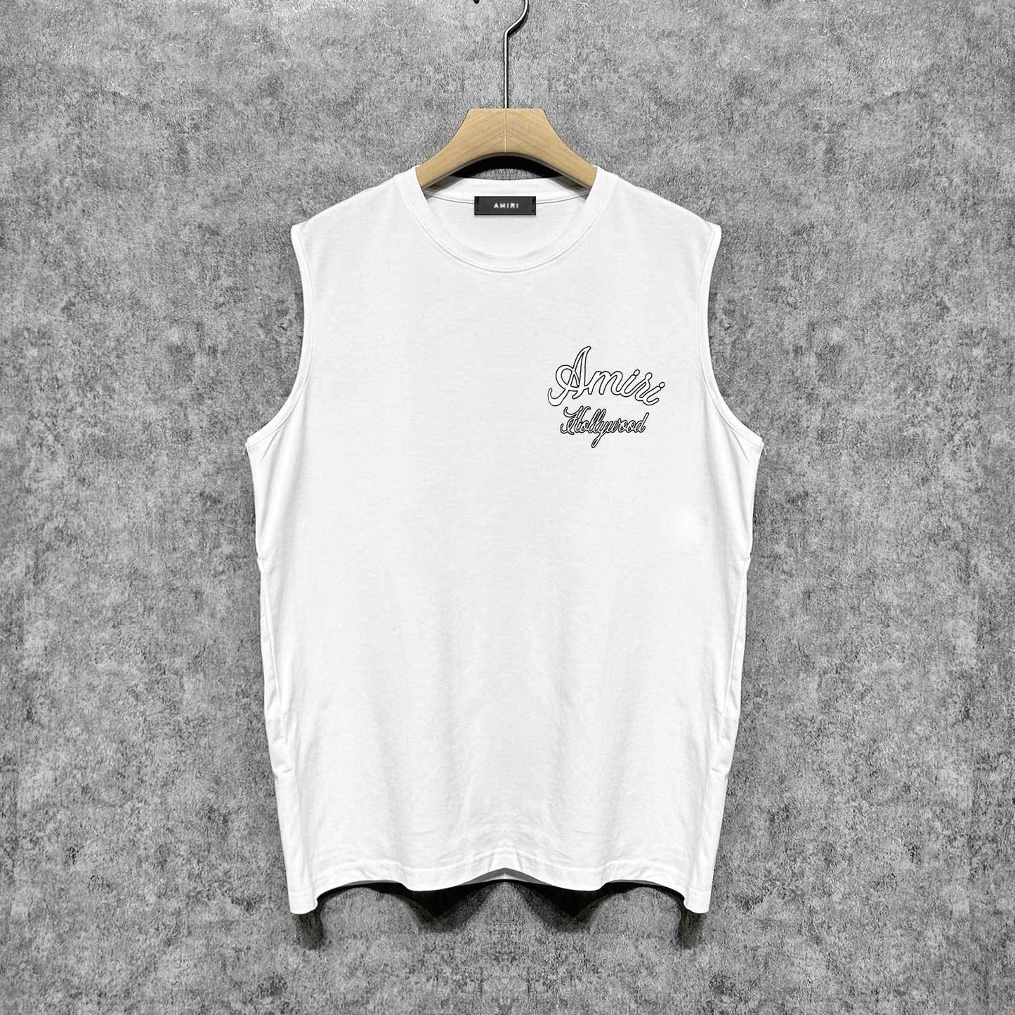 Amiri tank top letter padded printing