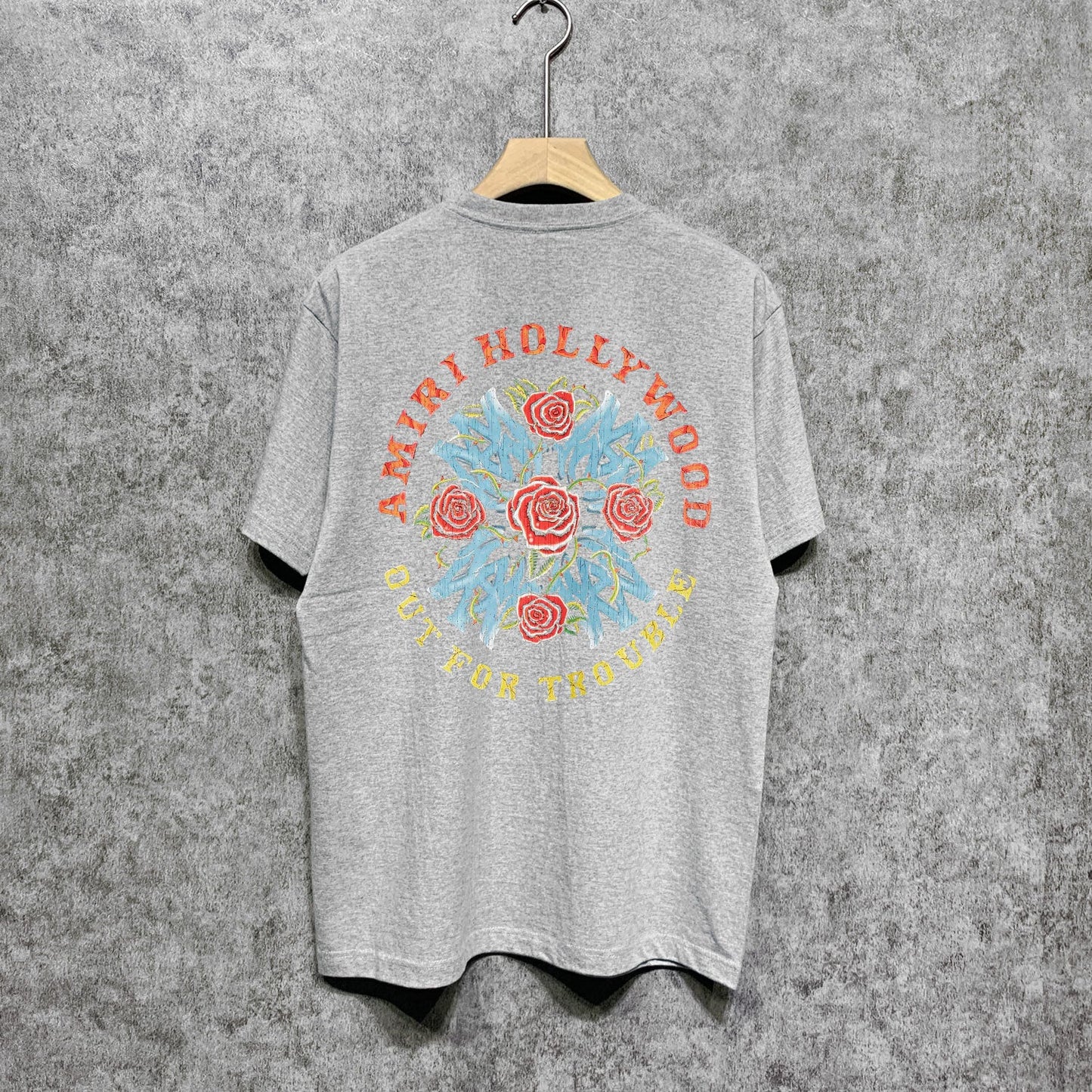 Amiri t shirts floral print short sleeve
