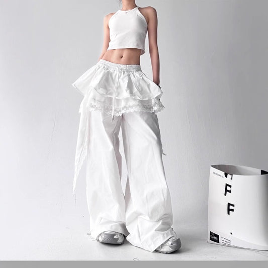 Women casual pants women loose wide leg pants