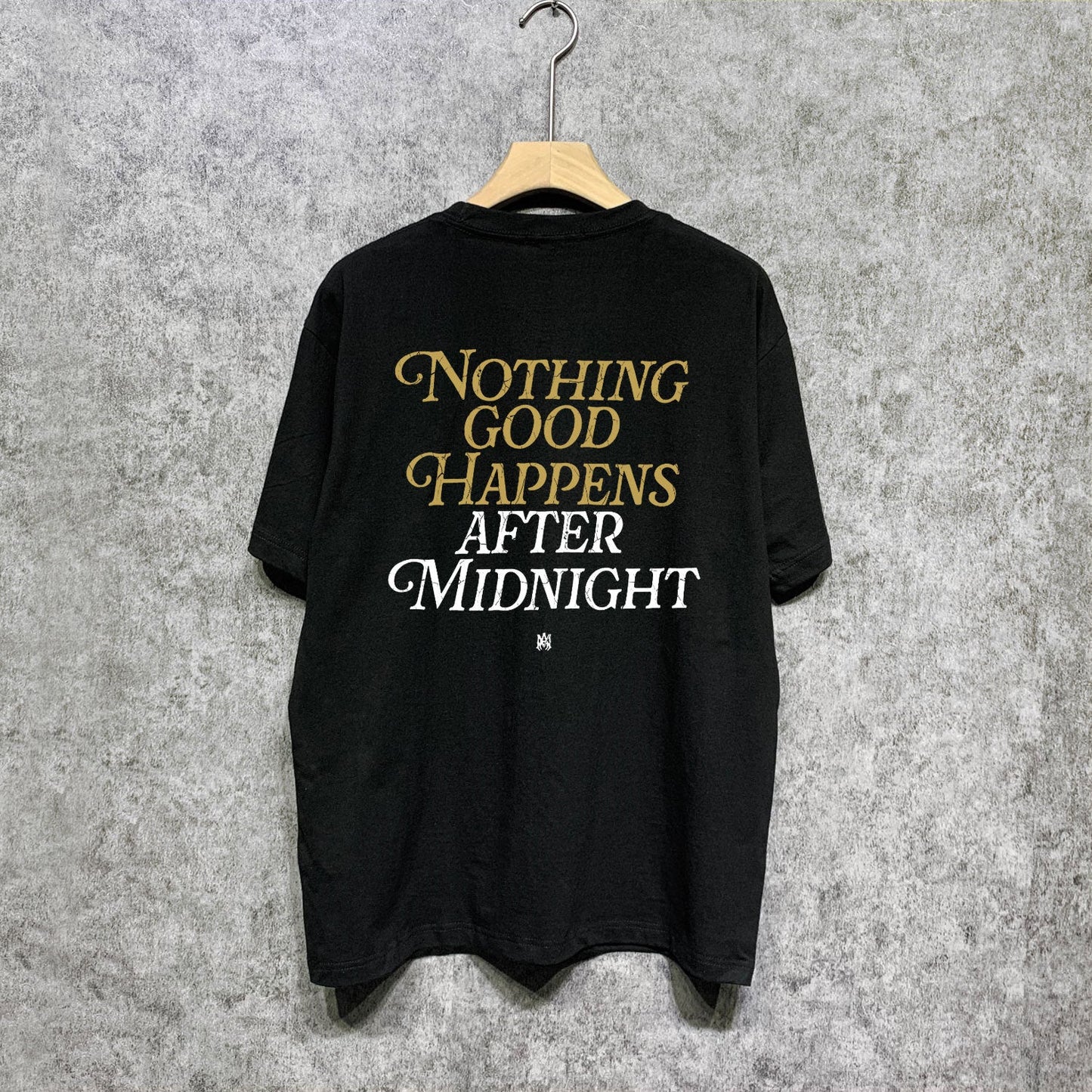 Amiri t shirts earth letter printing short sleeve