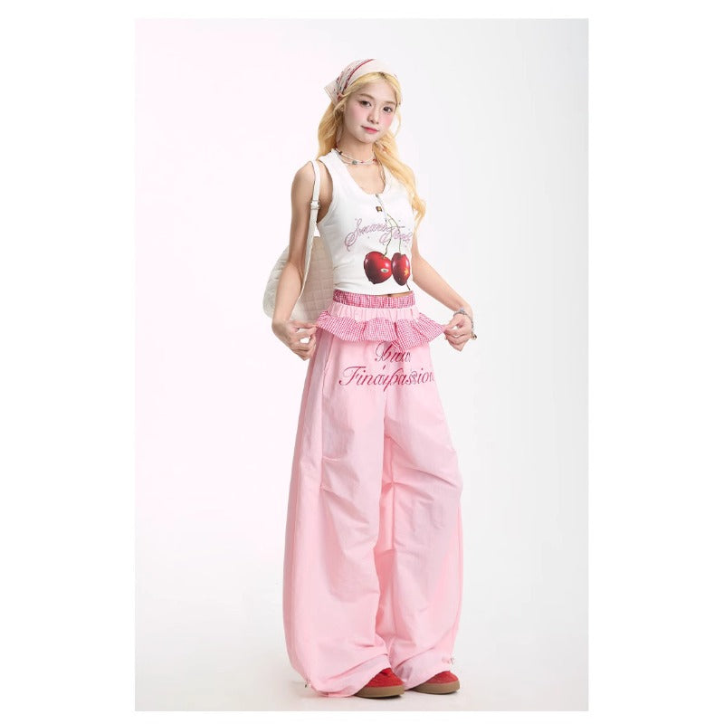 Womens casual pants vintage summer loose