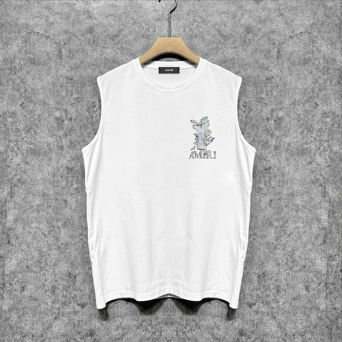 Amiri tank top angel printing