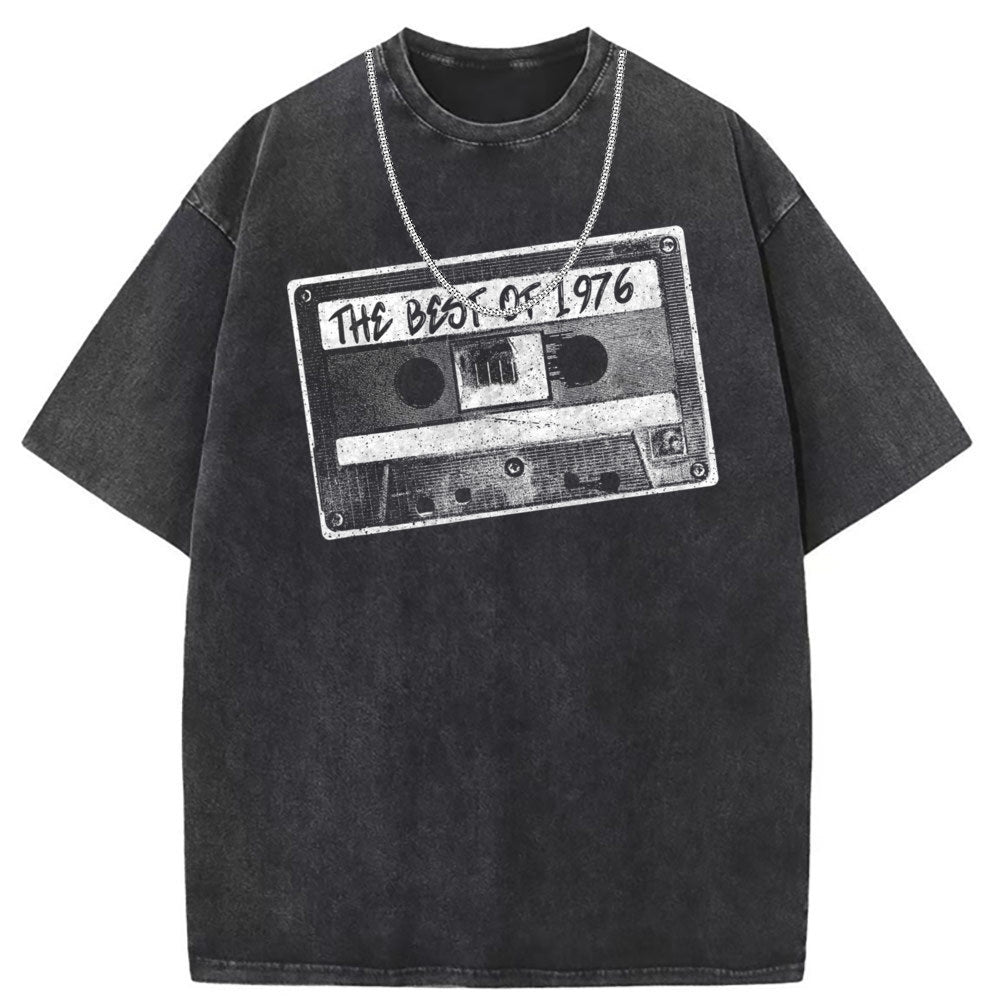 Men T Shirts Old vintage cotton short-sleeved T-shirt