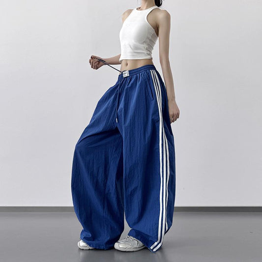Women casual pants hiphop casual pants summer super loose quick-drying sports overalls
