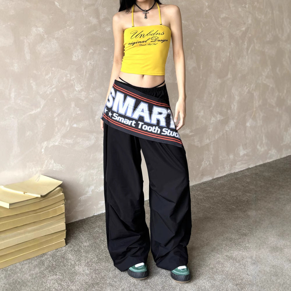 Women casual pant retrosummer