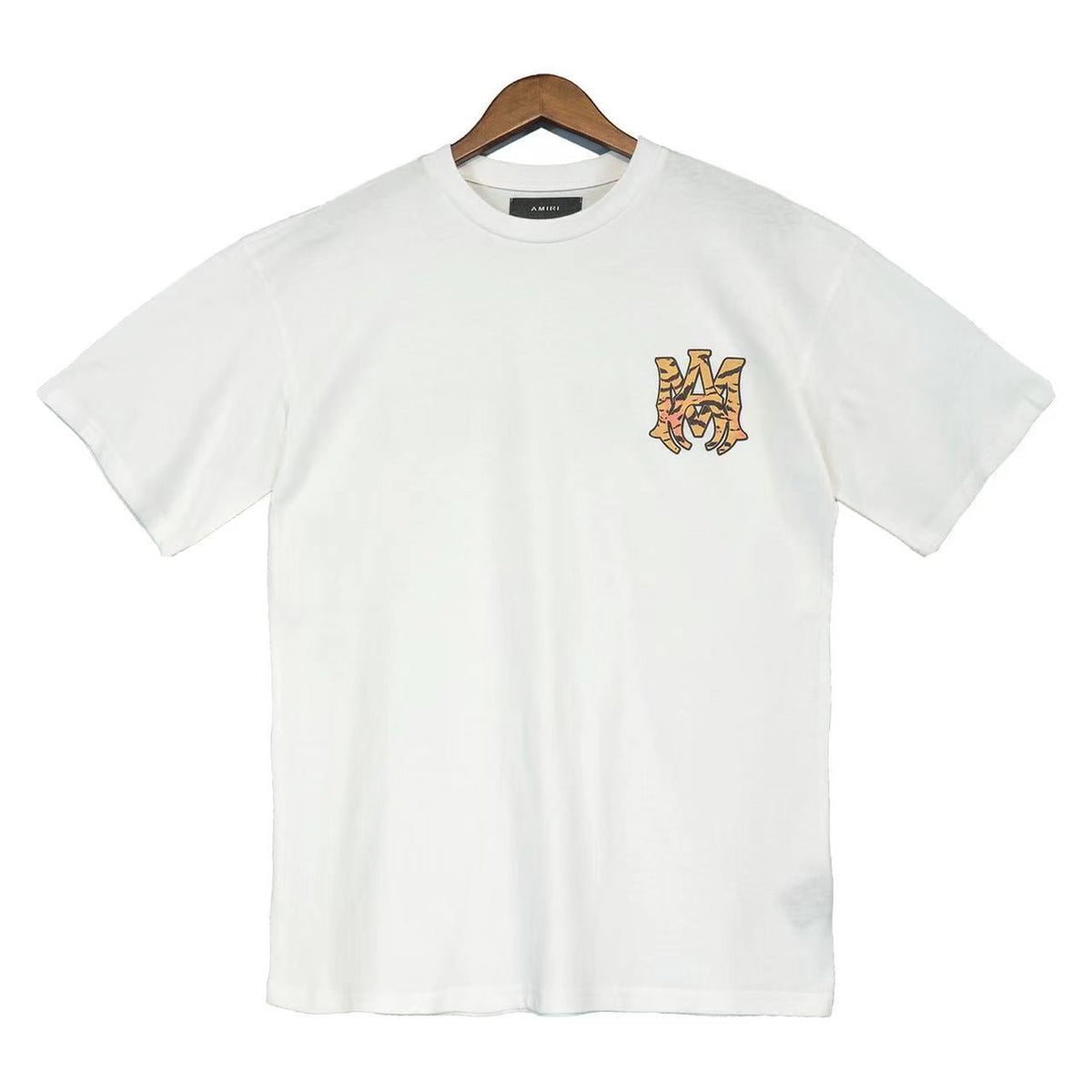 Amiri T Shirt Tiger Pattern Letter Print