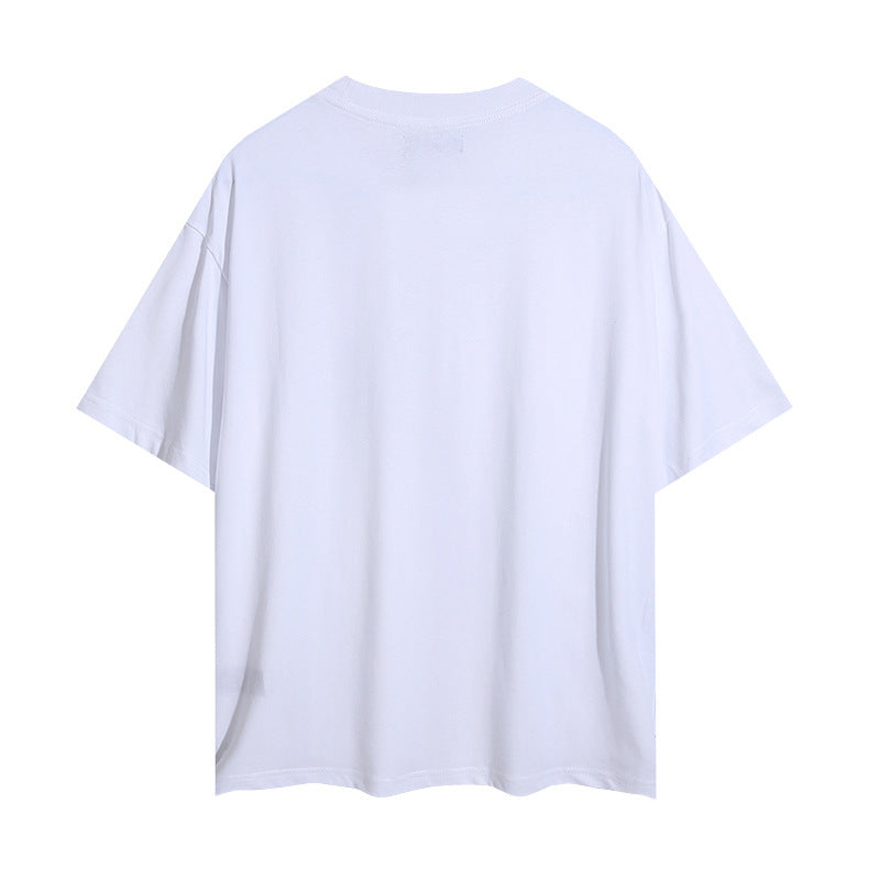 Purple Brand T Shirts Purple Micro Label Melted Letter Print Short Sleeve T-Shirt