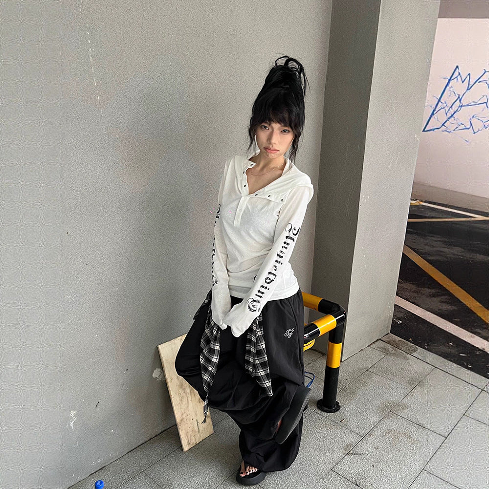 Women casual pants retroloose