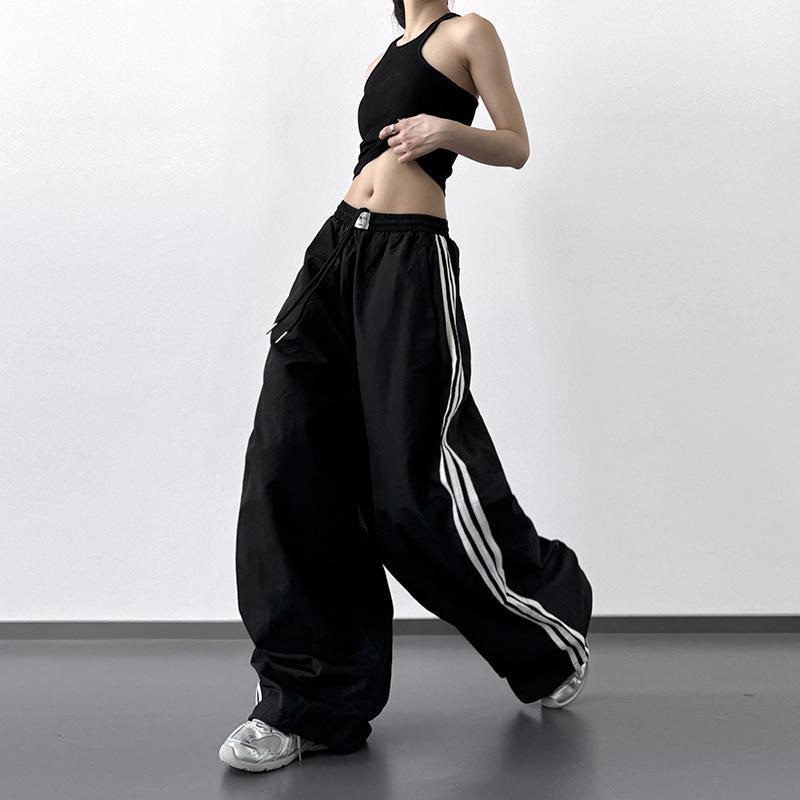 Women casual pants hiphop casual pants summer super loose quick-drying sports overalls