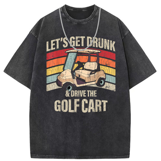 Men T Shirts Short Sleeve T-Shirt Women Washed Old American