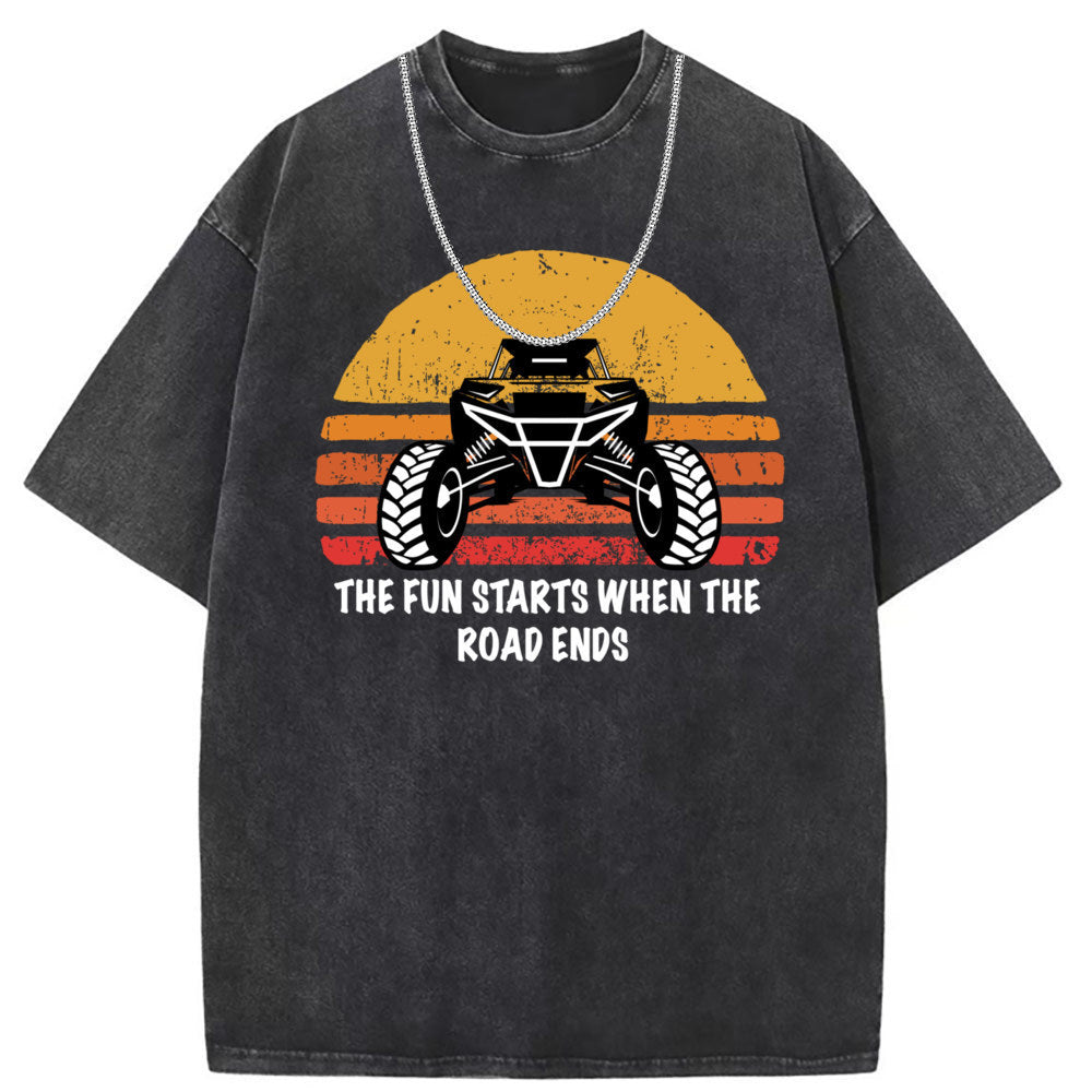Men T Shirts Vintage old anime oversize printed short-sleeved T-shirt