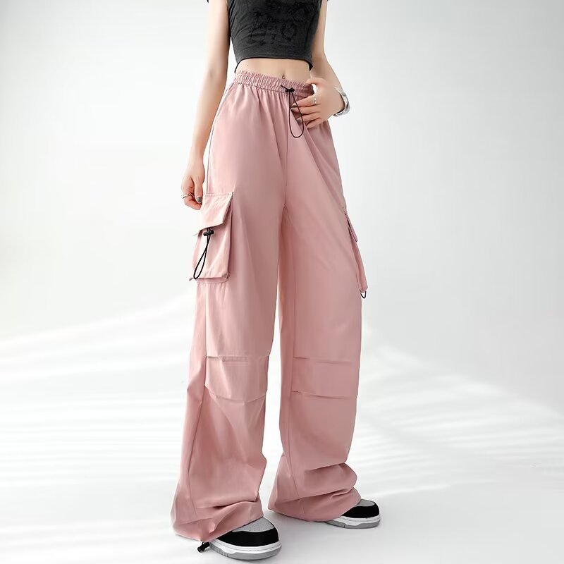 Women casual pants retro spring summer loose