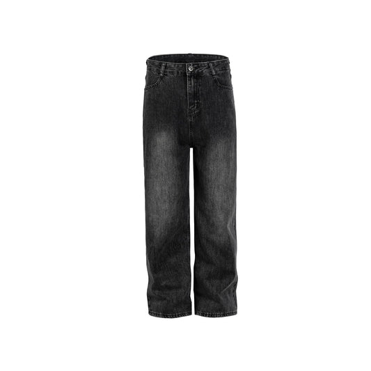 MIJKO Men's Vintage Pants MIJKO Men's Clothing Women's Washing Water Old Trousers Men's and Women's Jeans