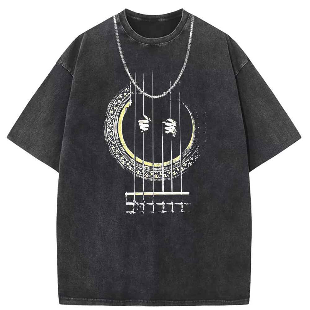Men T Shirts Short-sleeved T-shirt women washed and old