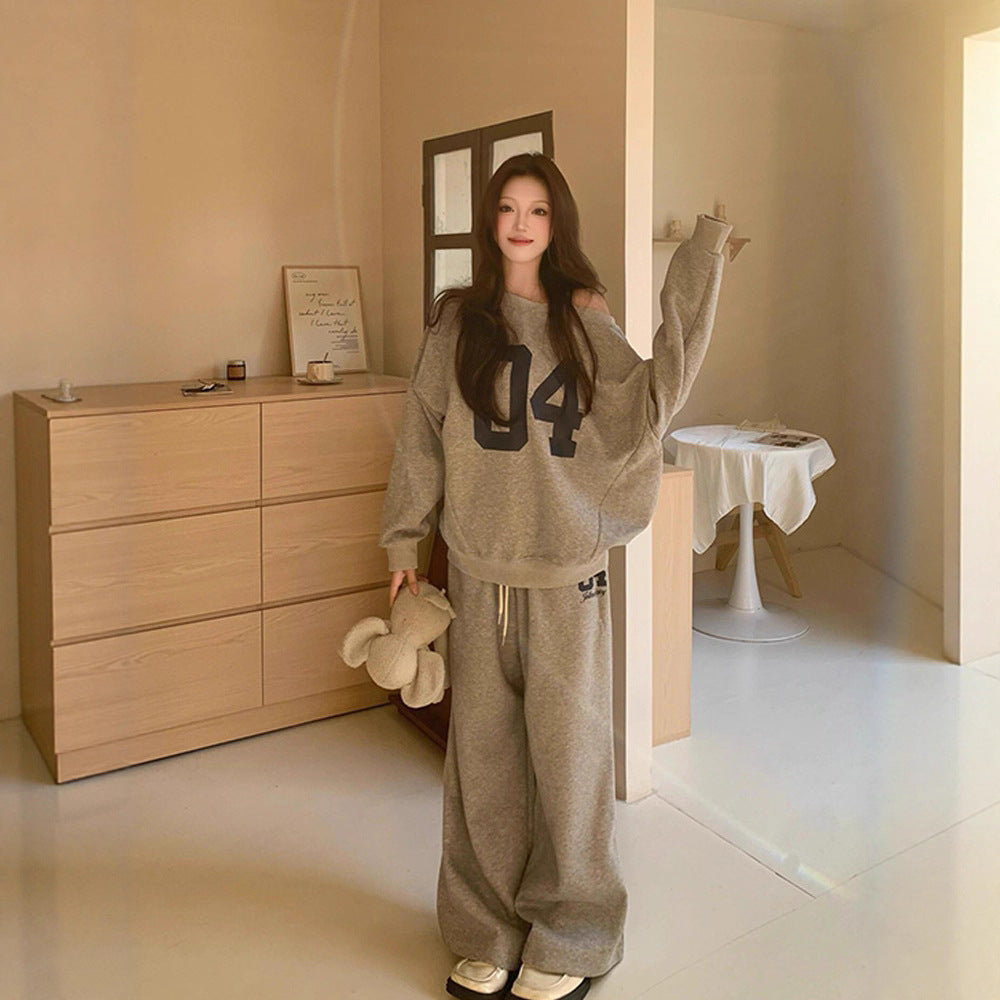 Women casual pant retroloose early autumn