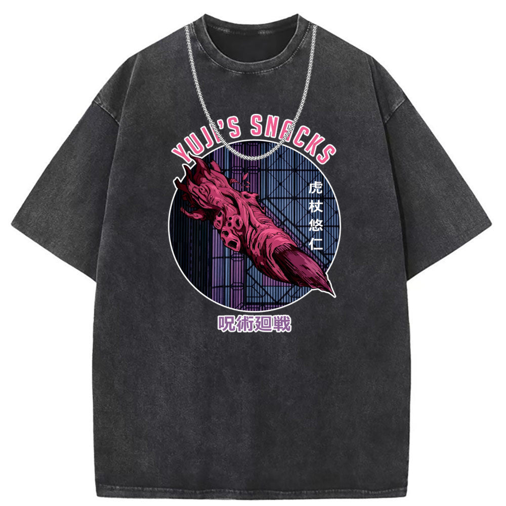 Mens T Shirts Vintage Anime Short Sleeves